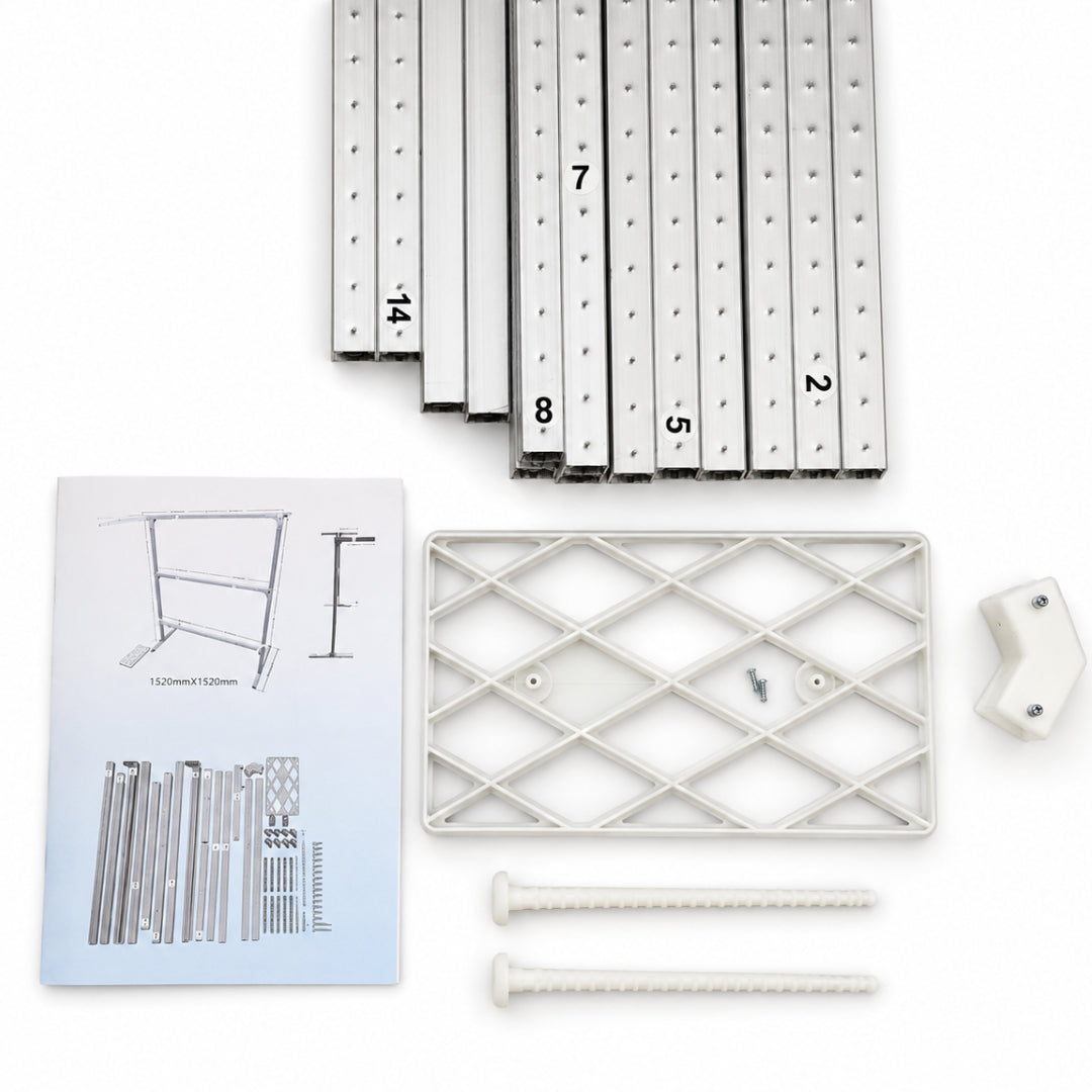 Kreoho® Flex Frame | Telaio Professionale Modulare per Tufting 152×152 / 230×152cm