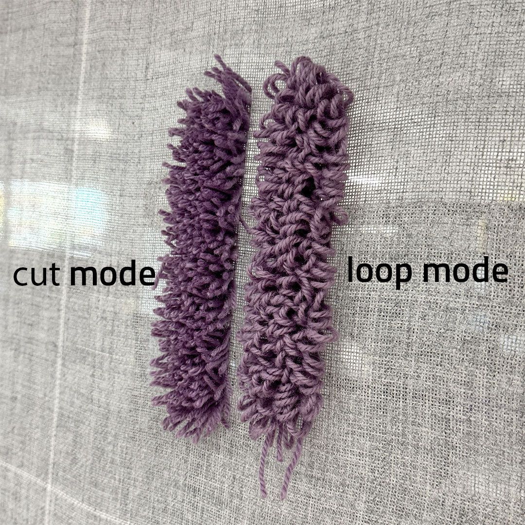 Tufting AK DUO Pro Cut & Loop High Pile (30mm) Kreoho® - Black