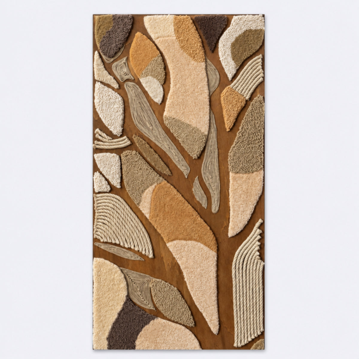 Welcome Autumn - Mixed Media Textile Wall Art