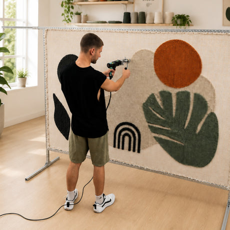 Kreoho® Flex Frame | Telaio Professionale Modulare per Tufting 152×152 / 230×152 cm
