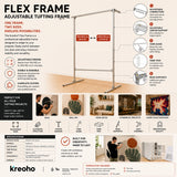 Tufting Flex Frame Kreoho® - 152×152 → 230×152 cm