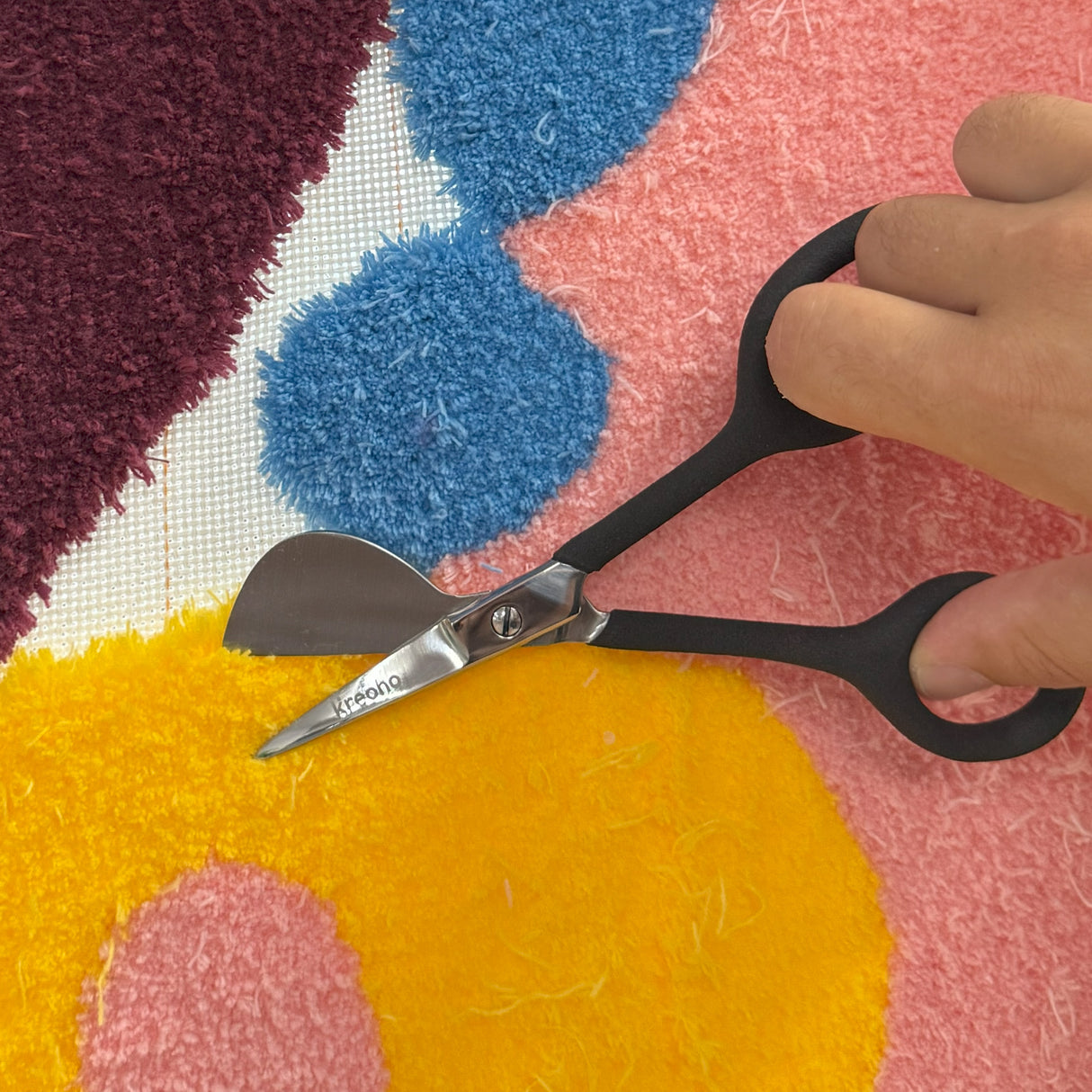 Forbici Duckbill per destrimani Tufting Kreoho®