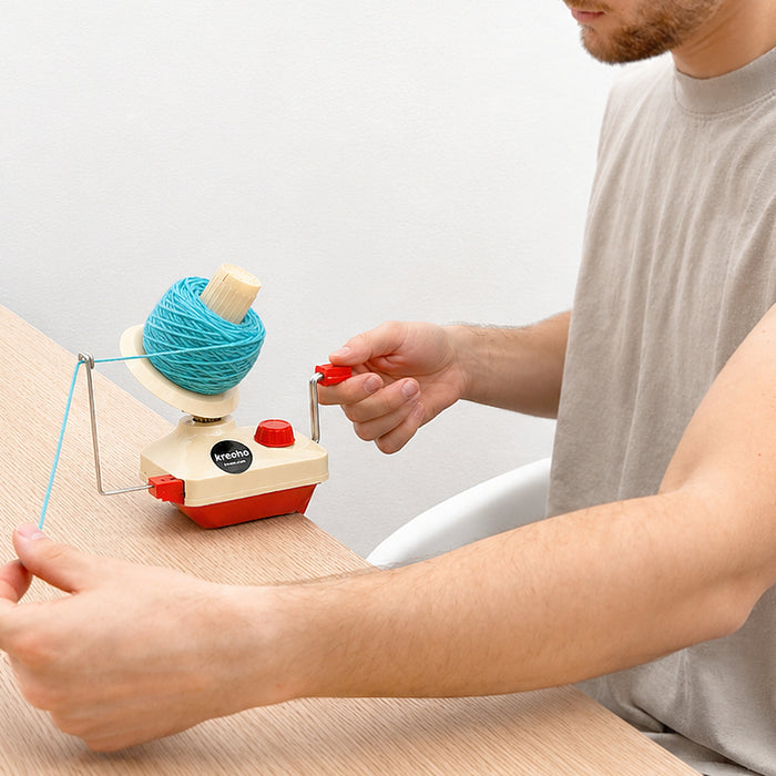 Manual Yarn Cake & Ball Winder Kreoho®