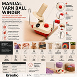 Manual Yarn Cake & Ball Winder Kreoho®