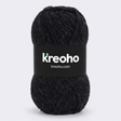Paka Bulky Kreoho® - Schwarz 150g