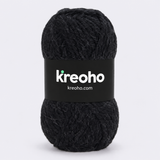Paka Bulky Kreoho® - Schwarz 150g