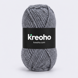 Paka Bulky Kreoho® - Gris Acier 150g
