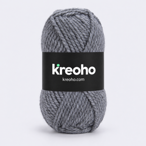 Paka Bulky Kreoho® - Gris Acier 150g