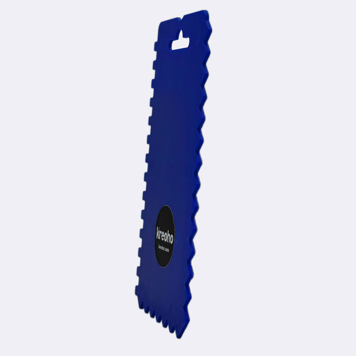 Espátula Dentada Kreoho® - Azul 14x7cm