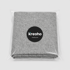 Sekundäre Rückseite - Grauer Filz 1×1 m Kreoho®