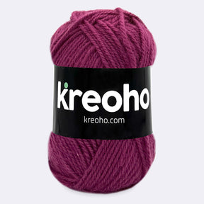 Origin New Zealand Wool Kreoho® - Plum Fuchsia 100g