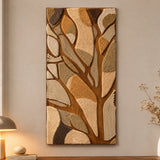 Welcome Autumn - Mixed Media Textile Wall Art