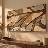 Welcome Autumn - Mixed Media Textile Wall Art