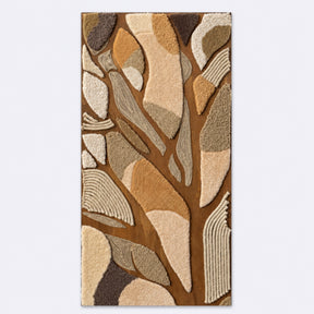 Welcome Autumn - Mixed Media Textile Wall Art
